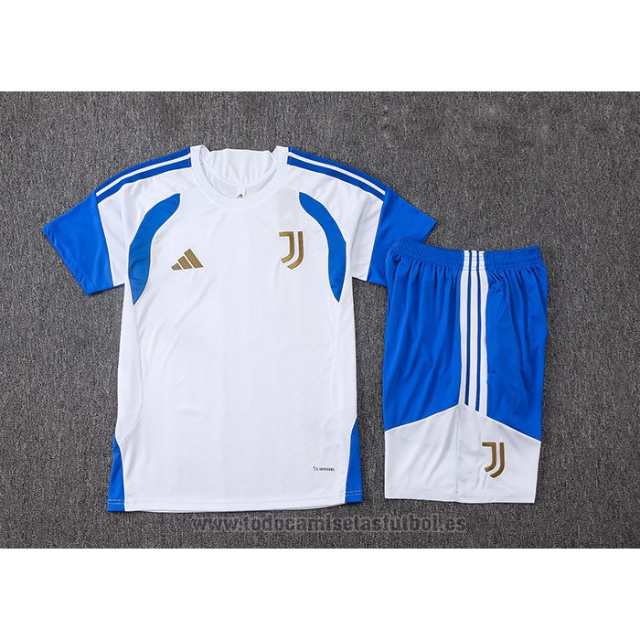 Chandal del Juventus Manga Corta 2026-2027 Blanco - Pantalon Corto